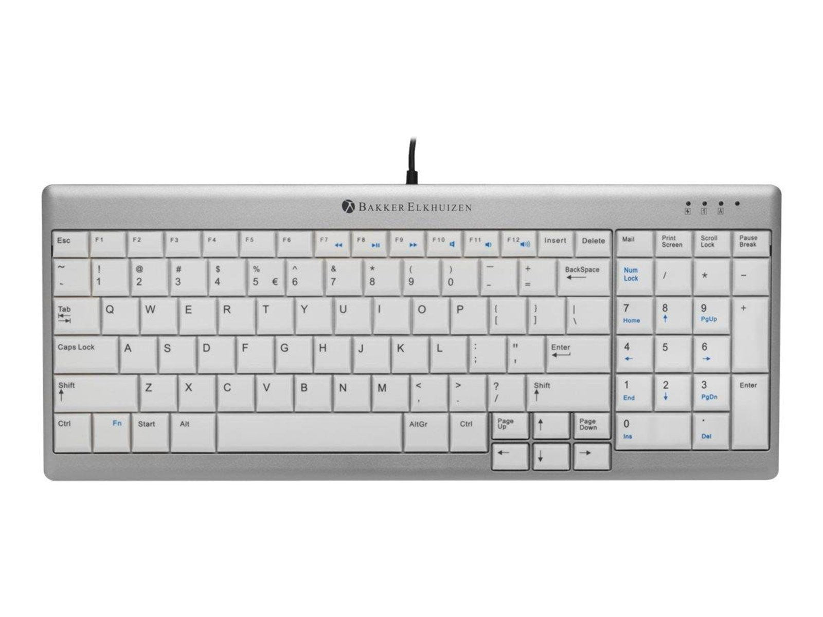 Bakker Elkhuizen UltraBoard 960 Compact Standard - Tastaturen - Schweiz - Grau Bakker Elkhuizen UltraBoard 960 Compact Standard - Tastaturen - Schweiz - Grau